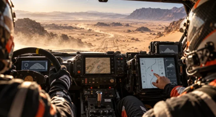 How Dakar Rally Navigation Works With Complex Digital Roadbooks