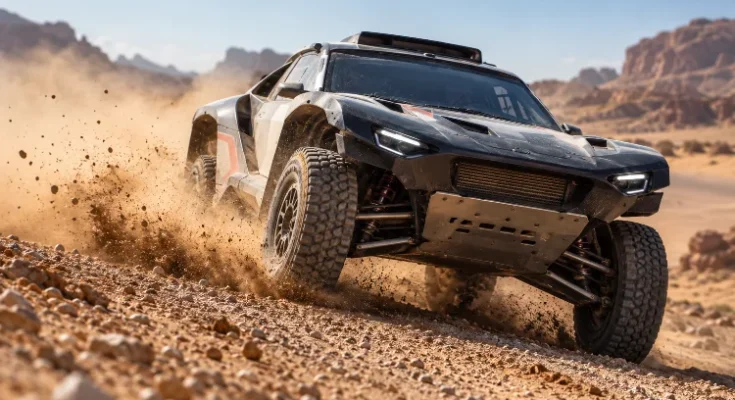 How Dakar Drivers Control Weight Transfer on Loose Desert Surfaces