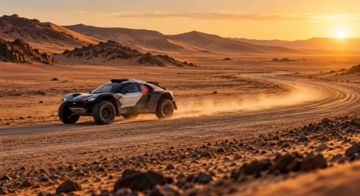 Why Smooth Driving Often Produces Faster Dakar Rally Stage Times